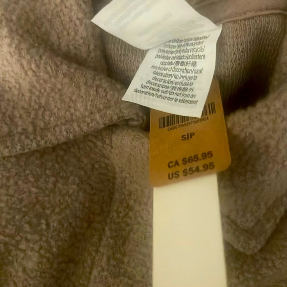 Pink Reverse Cropped Polo Sweatshirt - Picture 3 of 5